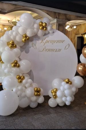 Фотозона на крещение малыша