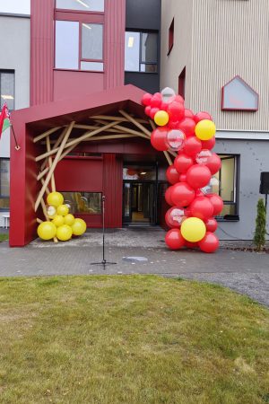 Оформление шарами-гигантами