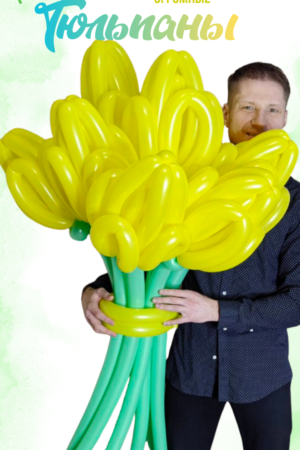 Букет из 9 тюльпанов