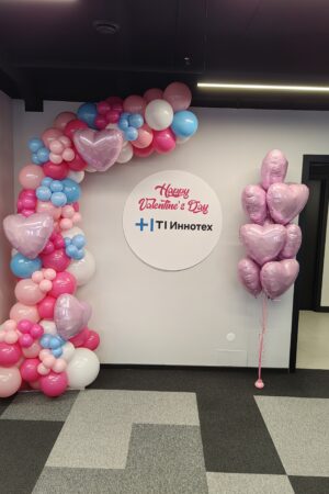 Оформление офиса ко дню влюбленных